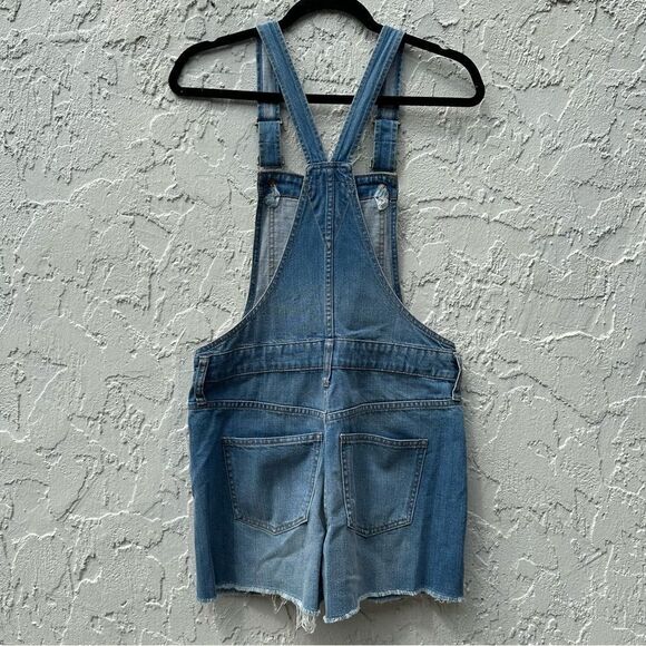 MADEWELL Denim Jeans Bib Overall Shortalls Womens Size XS - Picture 7 of 8